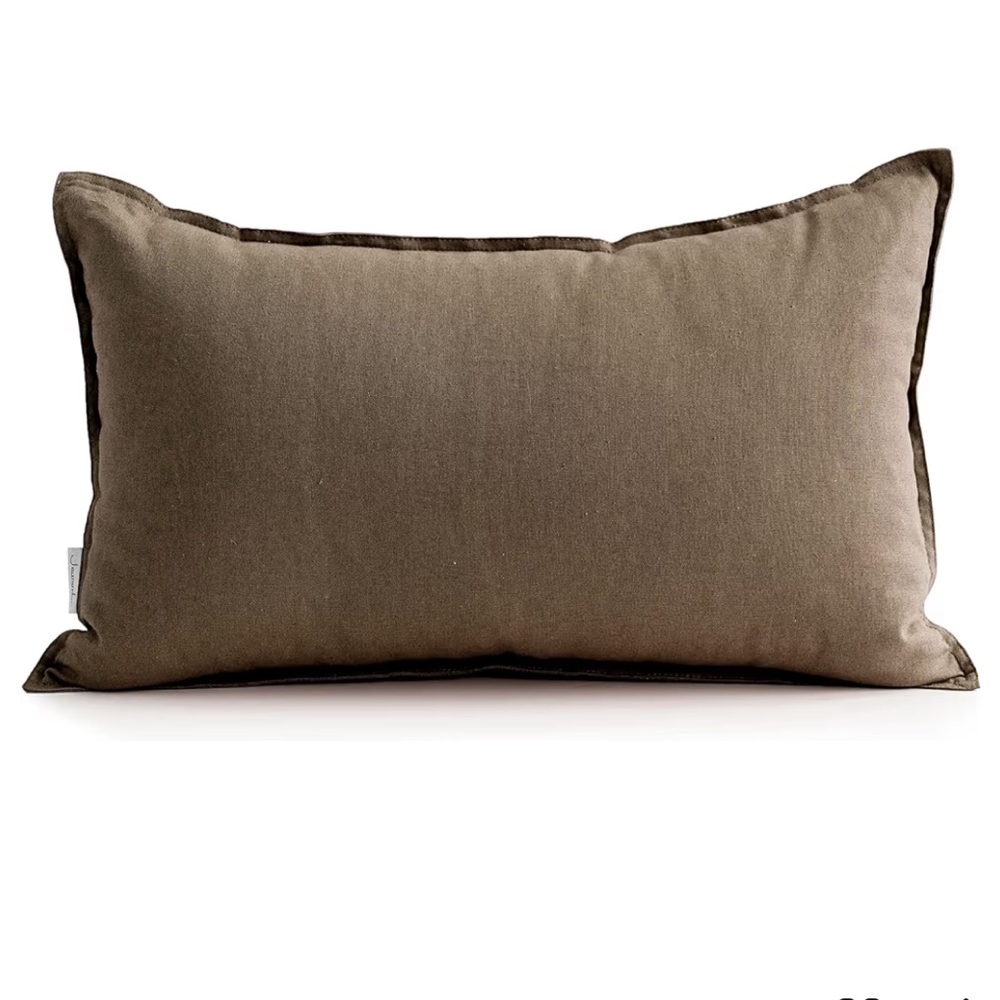 Jeanerlor Cotton Linen Decorative 12"x20" Lumbar Throw Pillow Case Cushion Cover